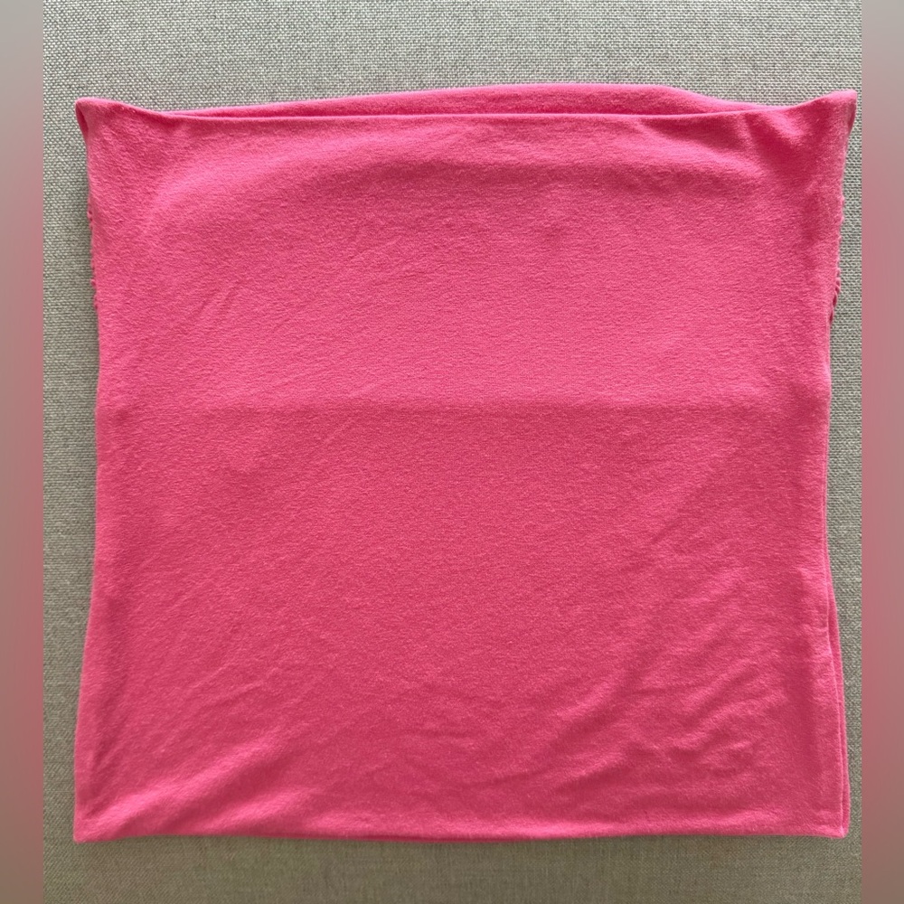 TRINA TURK Strapless Bandeau Tube Top Hot Pink Medium Stretchy